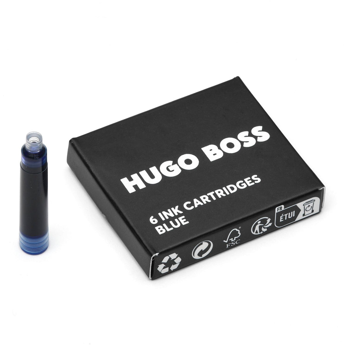 Boss Cartouche d'encre bleue pour stylo plume (lot de 6) HPR921B