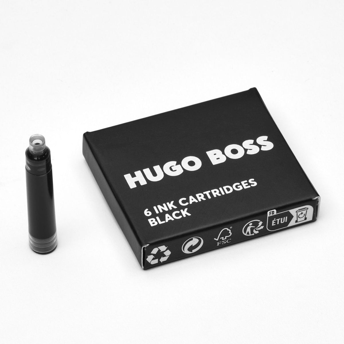 Boss Cartouche d'encre noire pour stylo plume (lot de 6) HPR921N