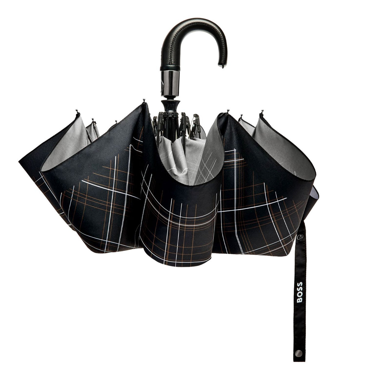 Boss Parapluie pliant Checkered HUF624A
