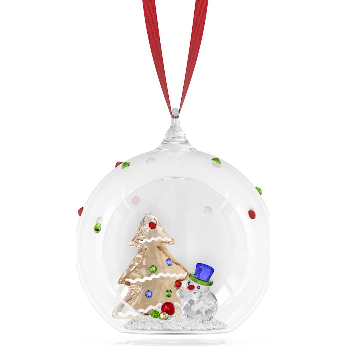 Swarovski Décoration Holiday Cheers Décoration Boule Sapin et Bonhomme de Neige 5701509