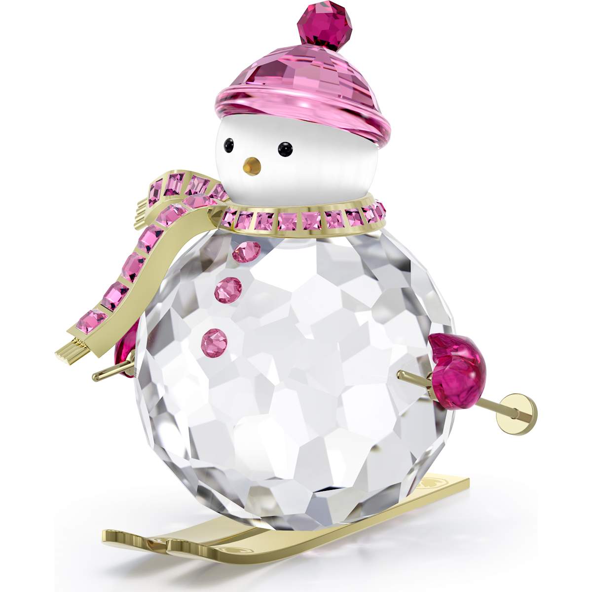 Swarovski Décoration Holiday Cheers dulcis Bonhomme de Neige Rose 5687121