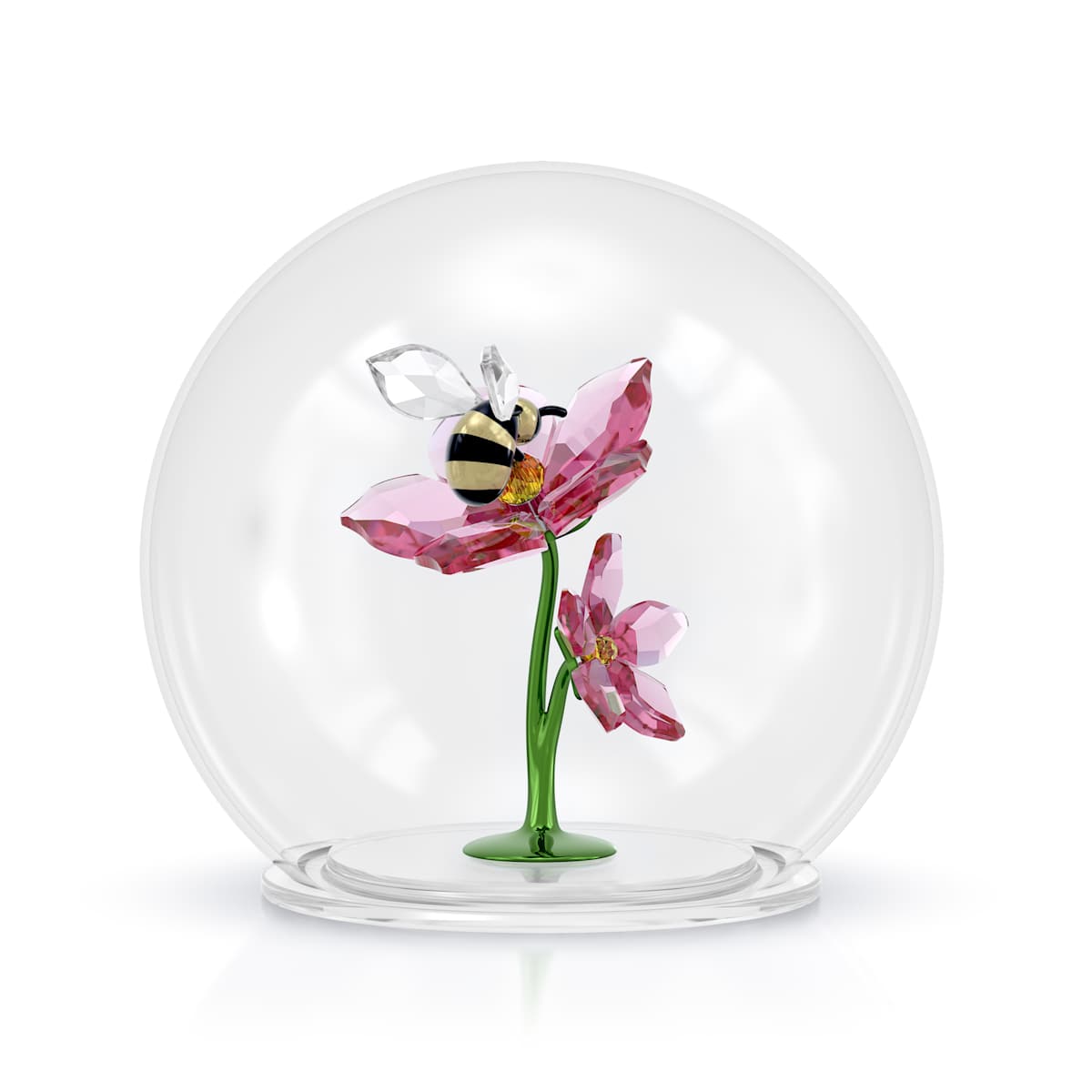 Swarovski Figurine Idyllia Boule de Verre Abeille et Fleurs 5721549