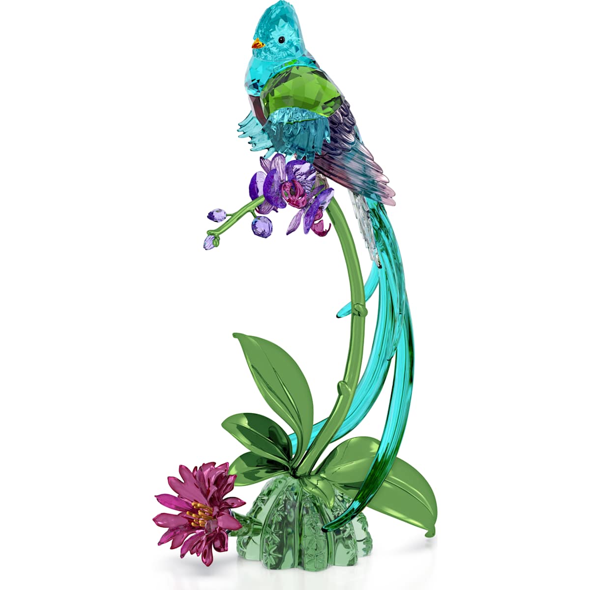 Swarovski Figurine Idyllia Quetzal et Orchidée 5682123