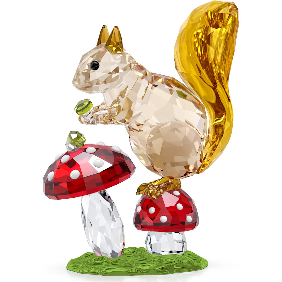 Swarovski Figurine Idyllia Écureuil et Champignons 5684343