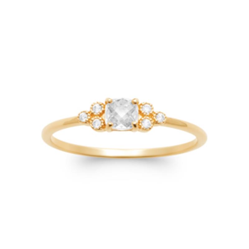 Coque de Nacre Bague plaqué or 2989310