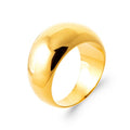 Izee Bague acier doré 3417409