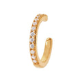 Coque de Nacre Bague d'oreille plaqué or 2590710