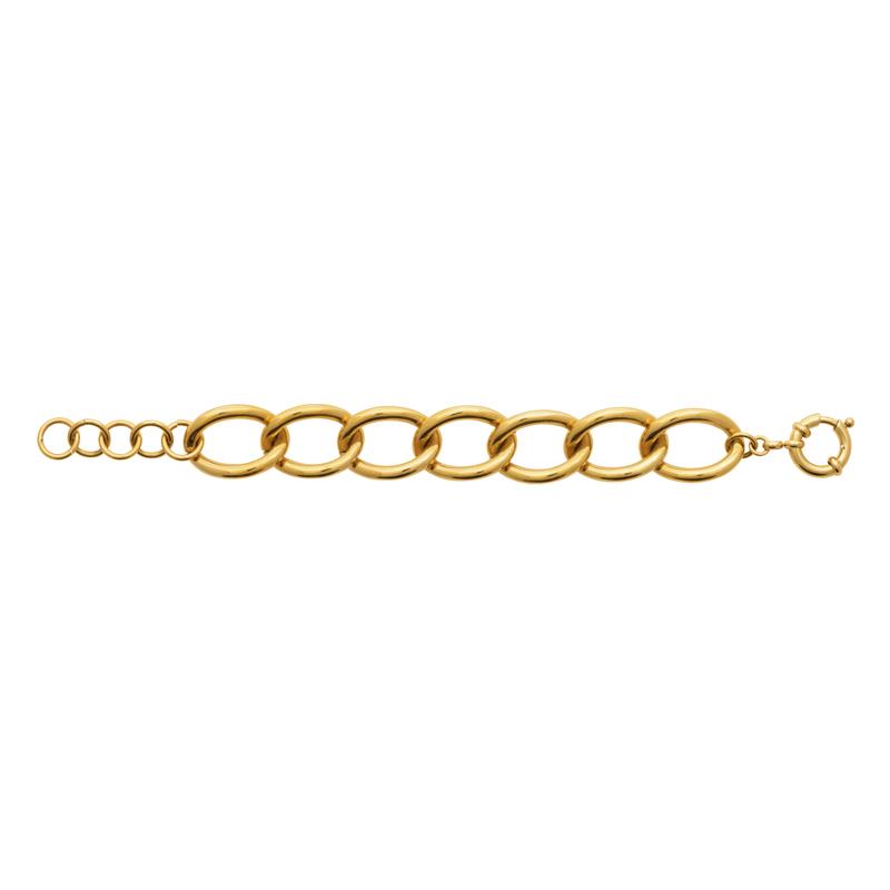 Coque de Nacre Bracelet acier doré 312371