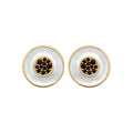 Coque de Nacre Puces d'oreilles plaqué or 2585304