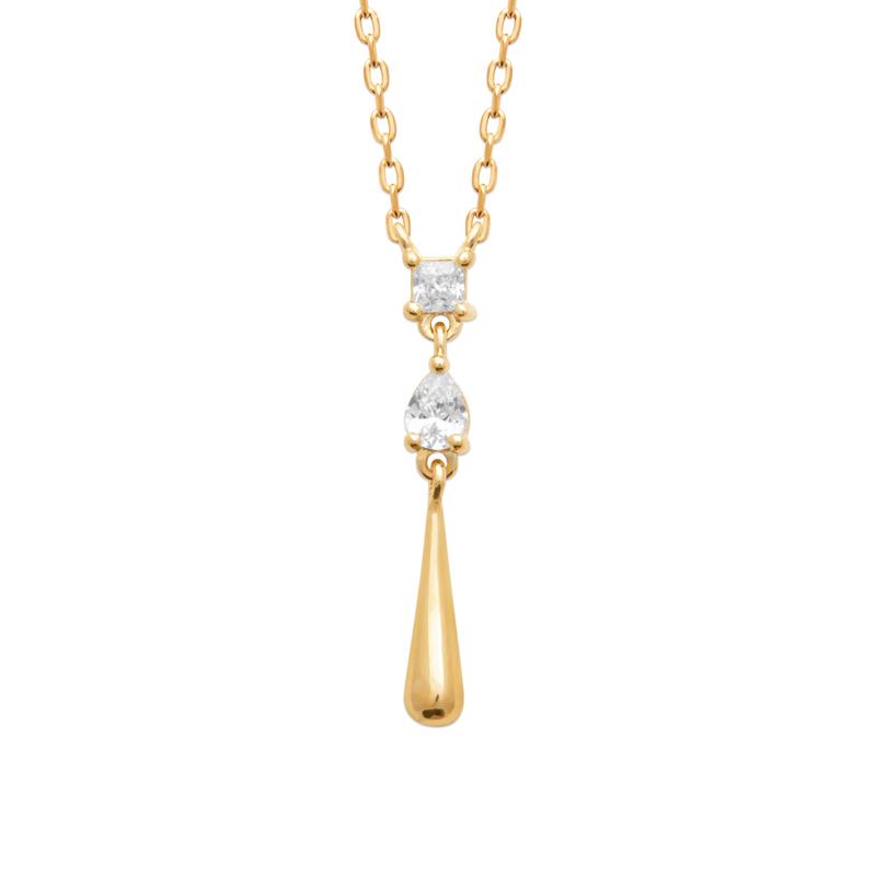 Coque de Nacre Collier plaqué or 974176