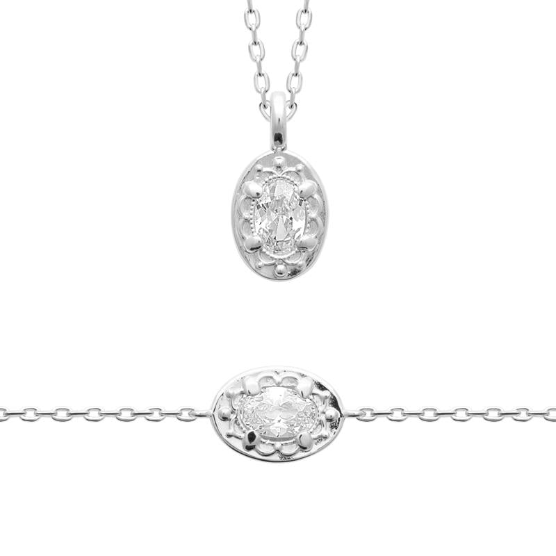 Coque de Nacre Chaîne argent 874367