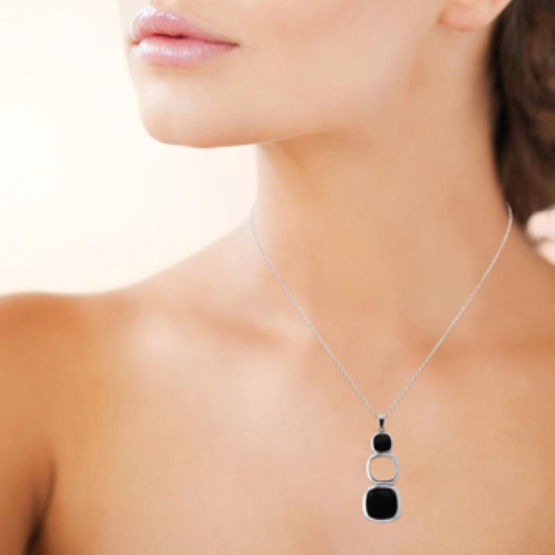 Coque de Nacre Collier acier 312136