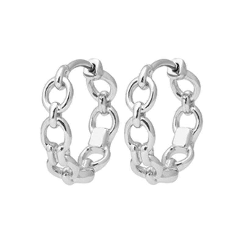 Coque de Nacre Créoles argent 7633700