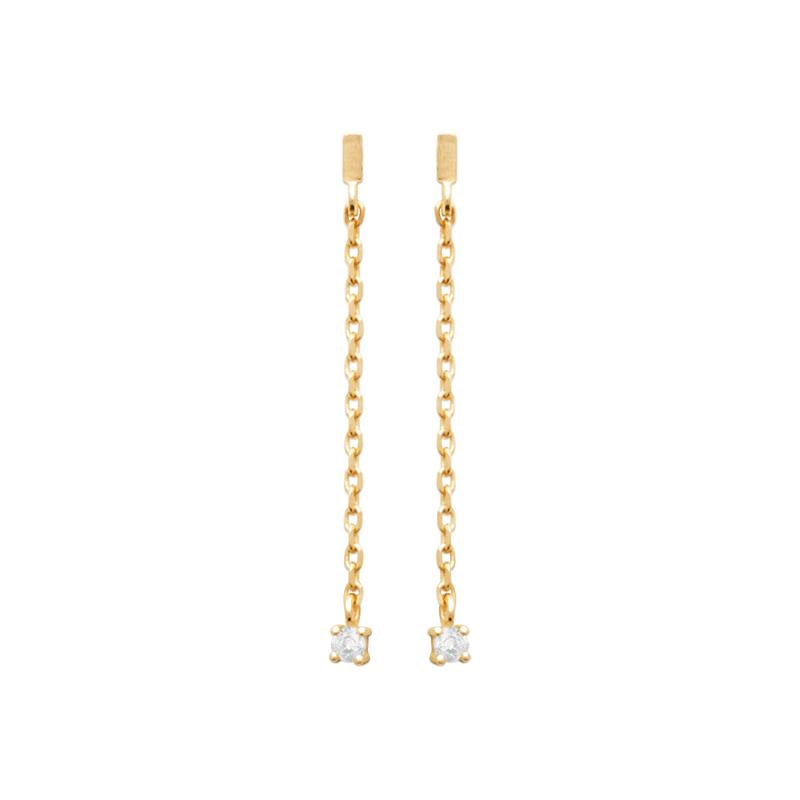 Coque de Nacre Boucles d'oreilles pendantes plaqué or 23037810