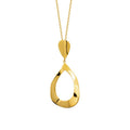 Coque de Nacre Collier acier doré 312353