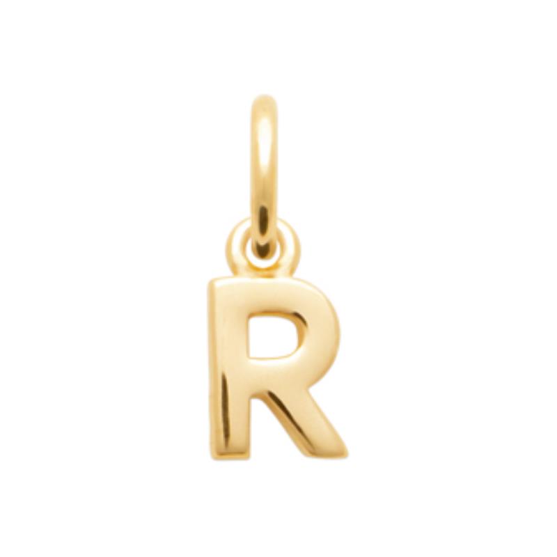 Coque de Nacre Pendentif initiale plaqué or 2775618