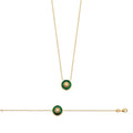 Coque de Nacre Collier plaqué or 973228