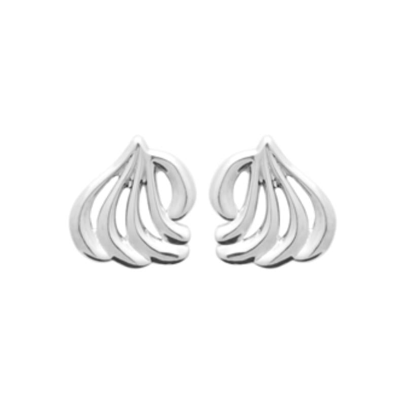 Coque de Nacre Puces d'oreilles argent 73058700