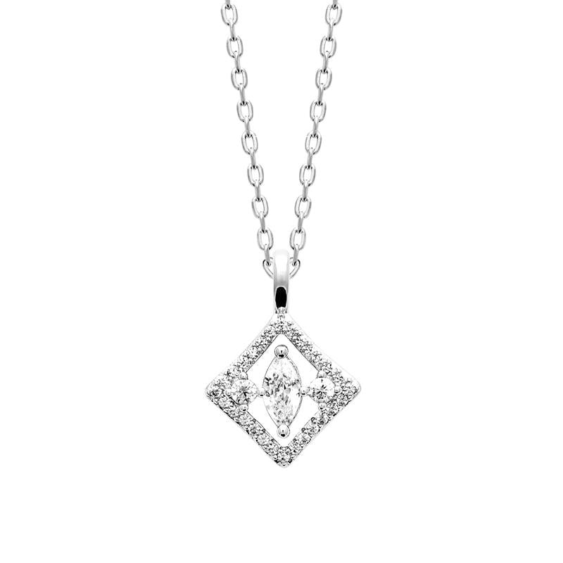 Coque de Nacre Collier argent 874446