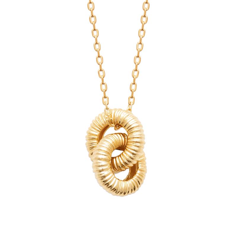 Coque de Nacre Collier plaqué or 922108