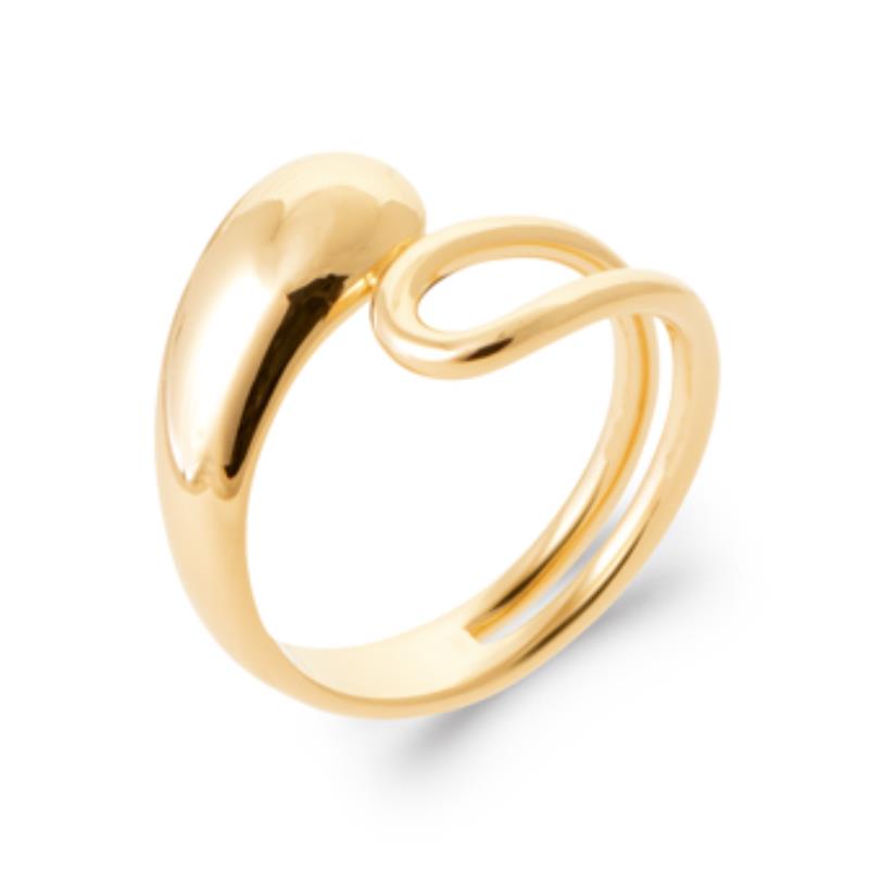 Coque de Nacre Bague plaqué or 2980900