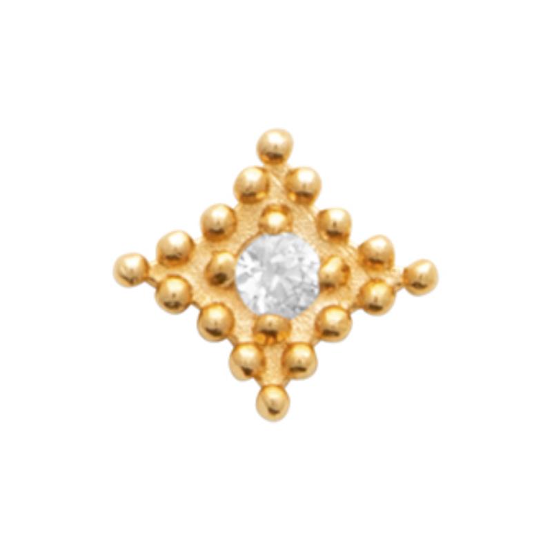 Coque de Nacre Piercing plaqué or 23067810