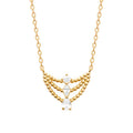 Coque de Nacre Collier plaqué or 974354