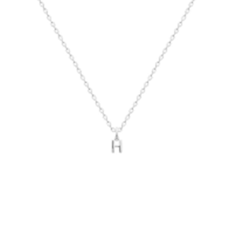 Coque de Nacre Pendentif initiale argent 7775608