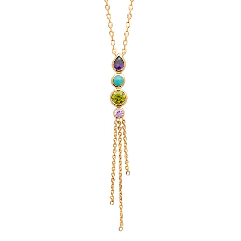 Coque de Nacre Collier plaqué or 974223