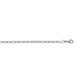 Coque de Nacre Chaîne maille figaro argent 131050