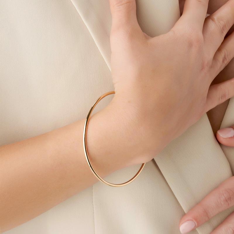 Coque de Nacre Bracelet jonc plaqué or 905612