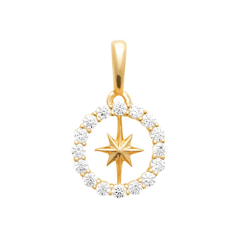 Coque de Nacre Pendentif plaqué or 2785210