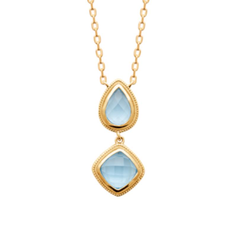 Coque de Nacre Collier plaqué or 973687