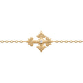 Coque de Nacre Bracelet plaqué or 973874