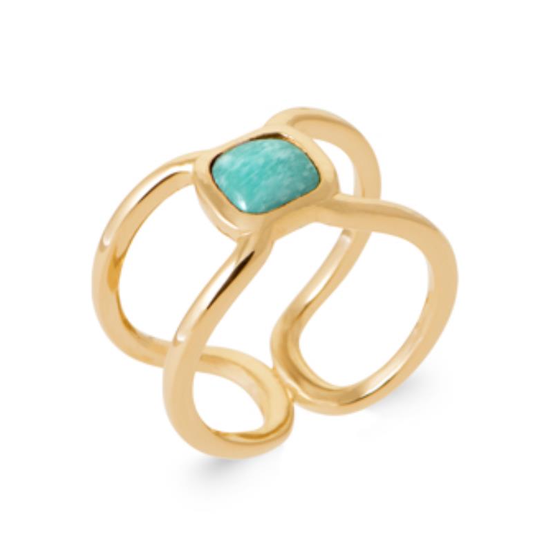 Coque de Nacre Bague plaqué or 2936460