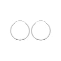 Coque de Nacre Créoles argent 102230