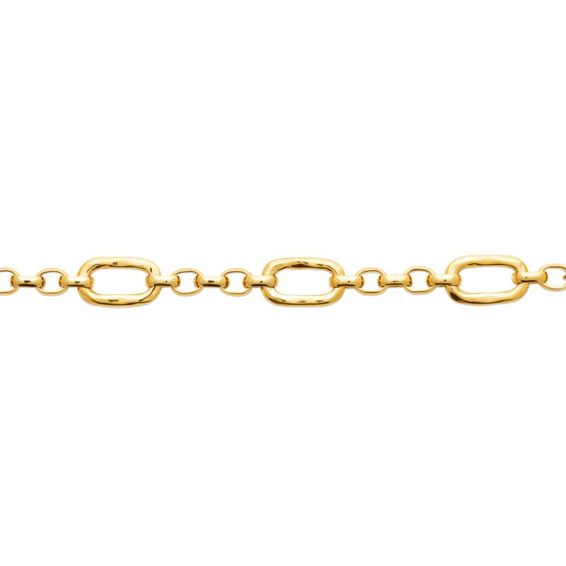 Coque de Nacre Bracelet acier doré 312337