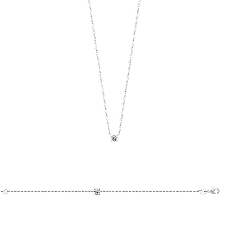 Coque de Nacre Chaîne argent 873005