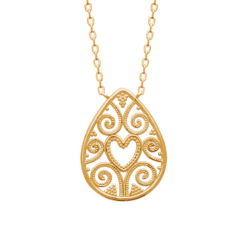 Coque de Nacre Collier plaqué or 921916