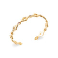 Coque de Nacre Bracelet jonc plaqué or 974202