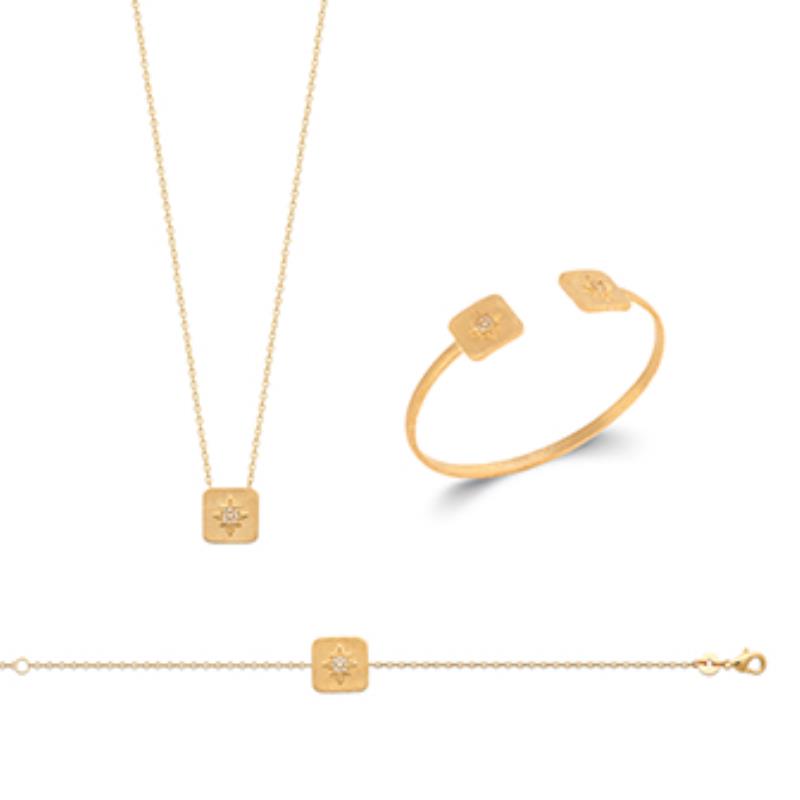 Coque de Nacre Collier plaqué or 973388