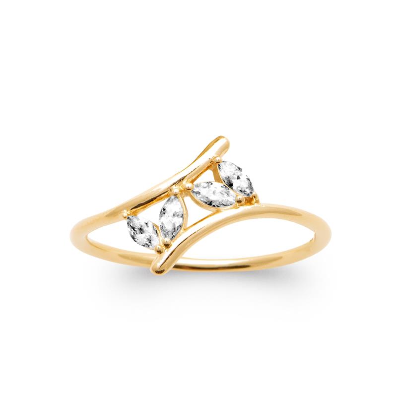 Coque de Nacre Bague plaqué or 20018210