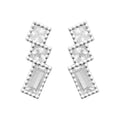 Coque de Nacre Puces d'oreilles argent 13037210