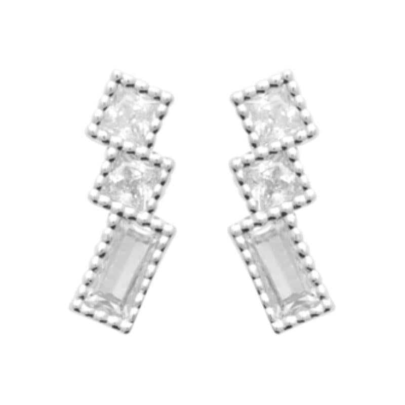 Coque de Nacre Puces d'oreilles argent 13037210
