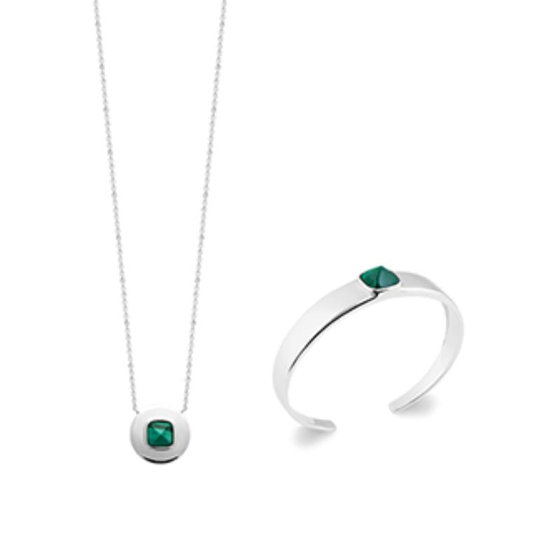 Coque de Nacre Collier argent 873193