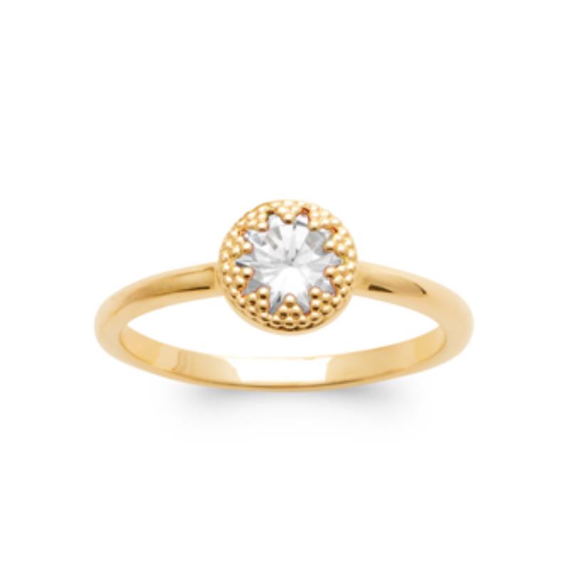 Coque de Nacre Bague plaqué or 2999210