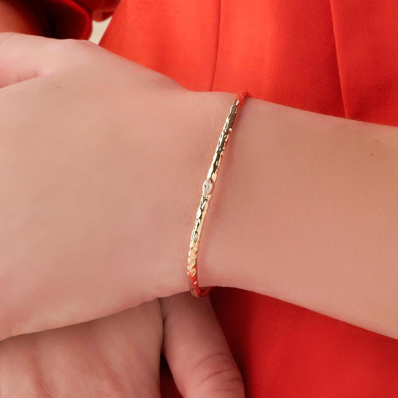 Coque de Nacre Bracelet jonc plaqué or 973819