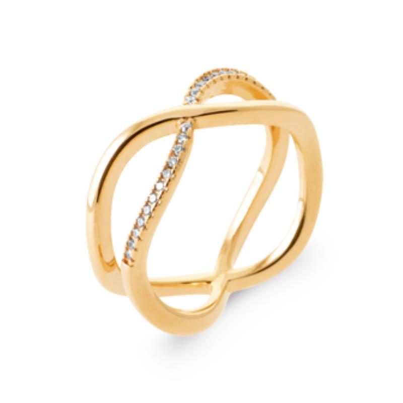 Coque de Nacre Bague plaqué or 2962210