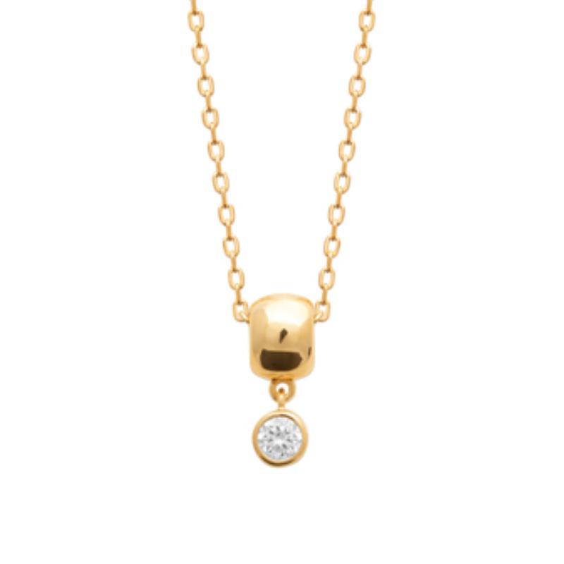 Coque de Nacre Collier plaqué or 974172