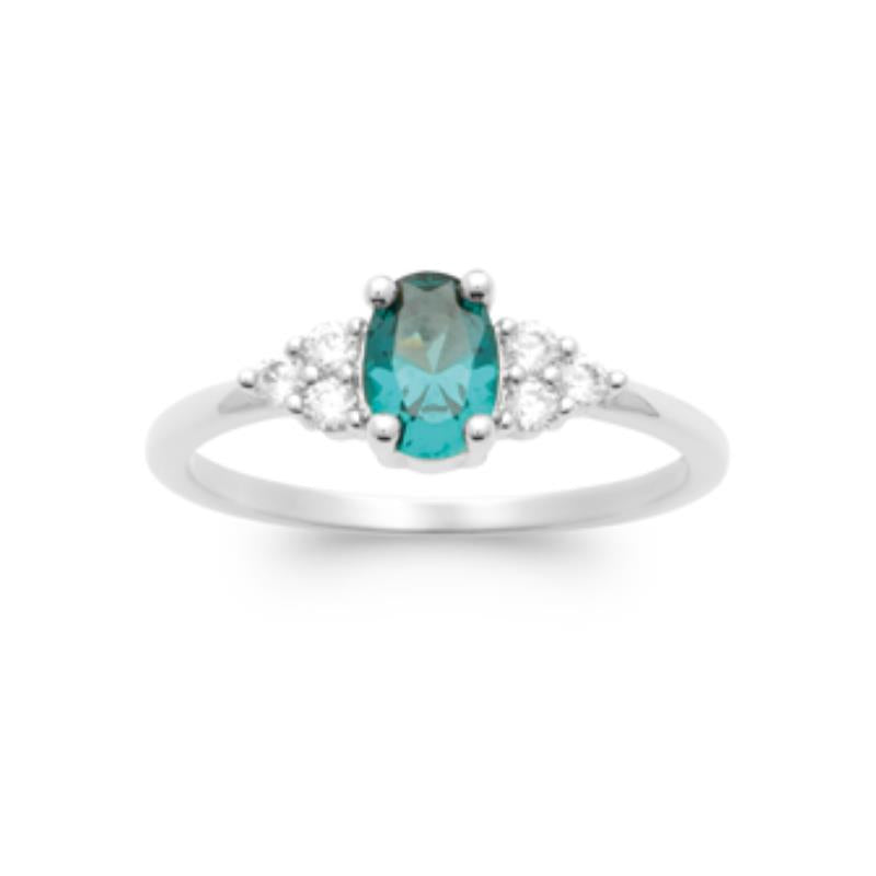 Coque de Nacre Bague solitaire argent 1973250